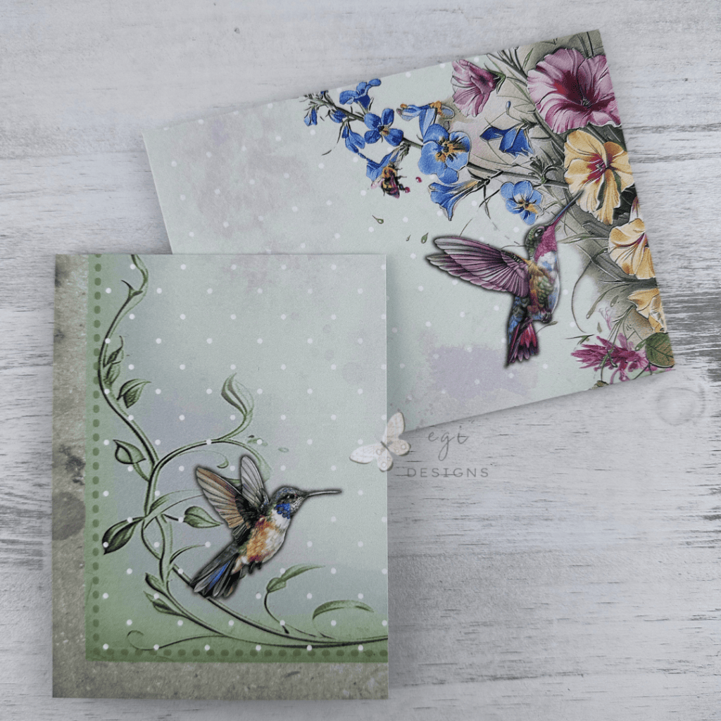 photo of Paper Wishes: Flit & Flutter Collection card