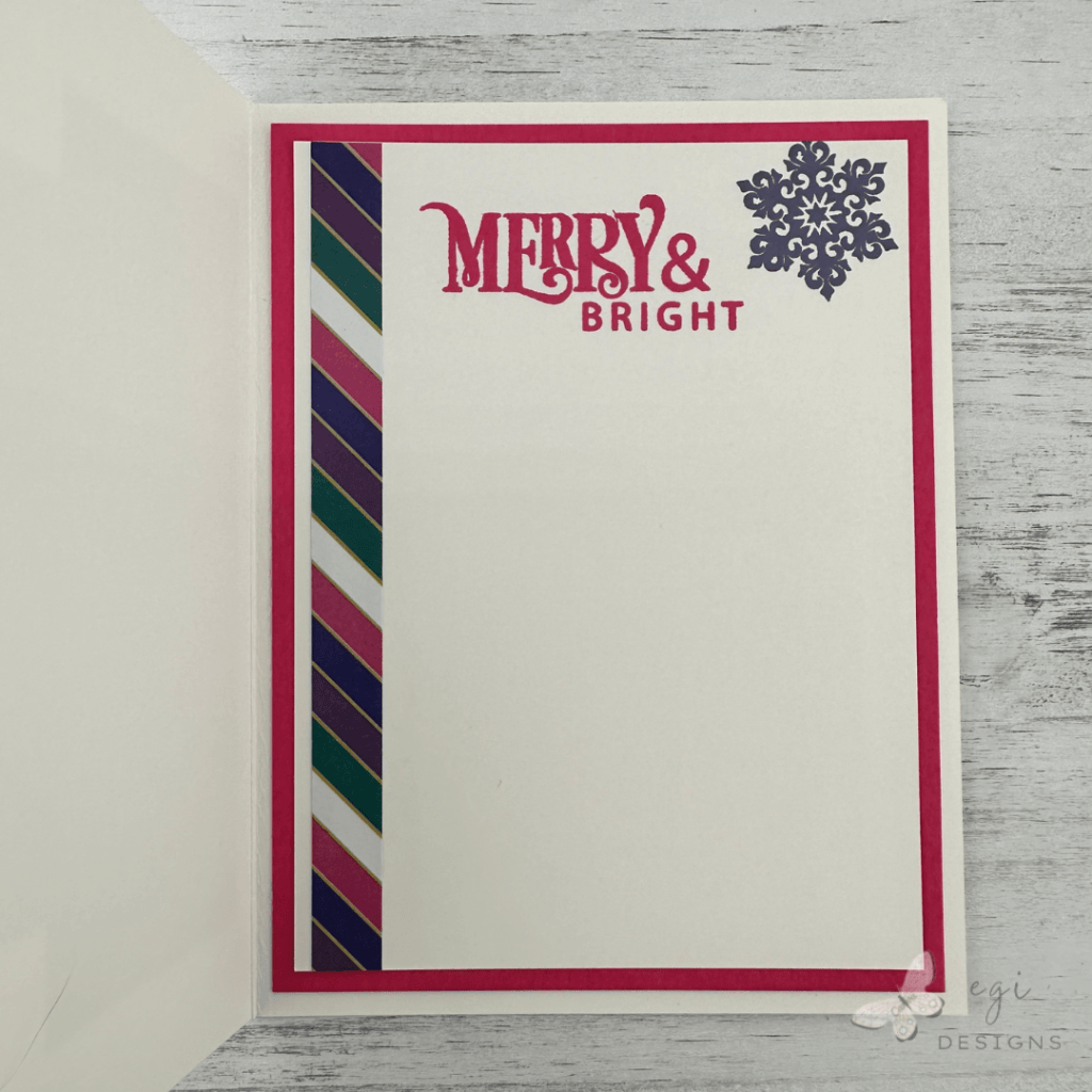 photo of Recollections: Jewels & Jolly Paper Pad card inside