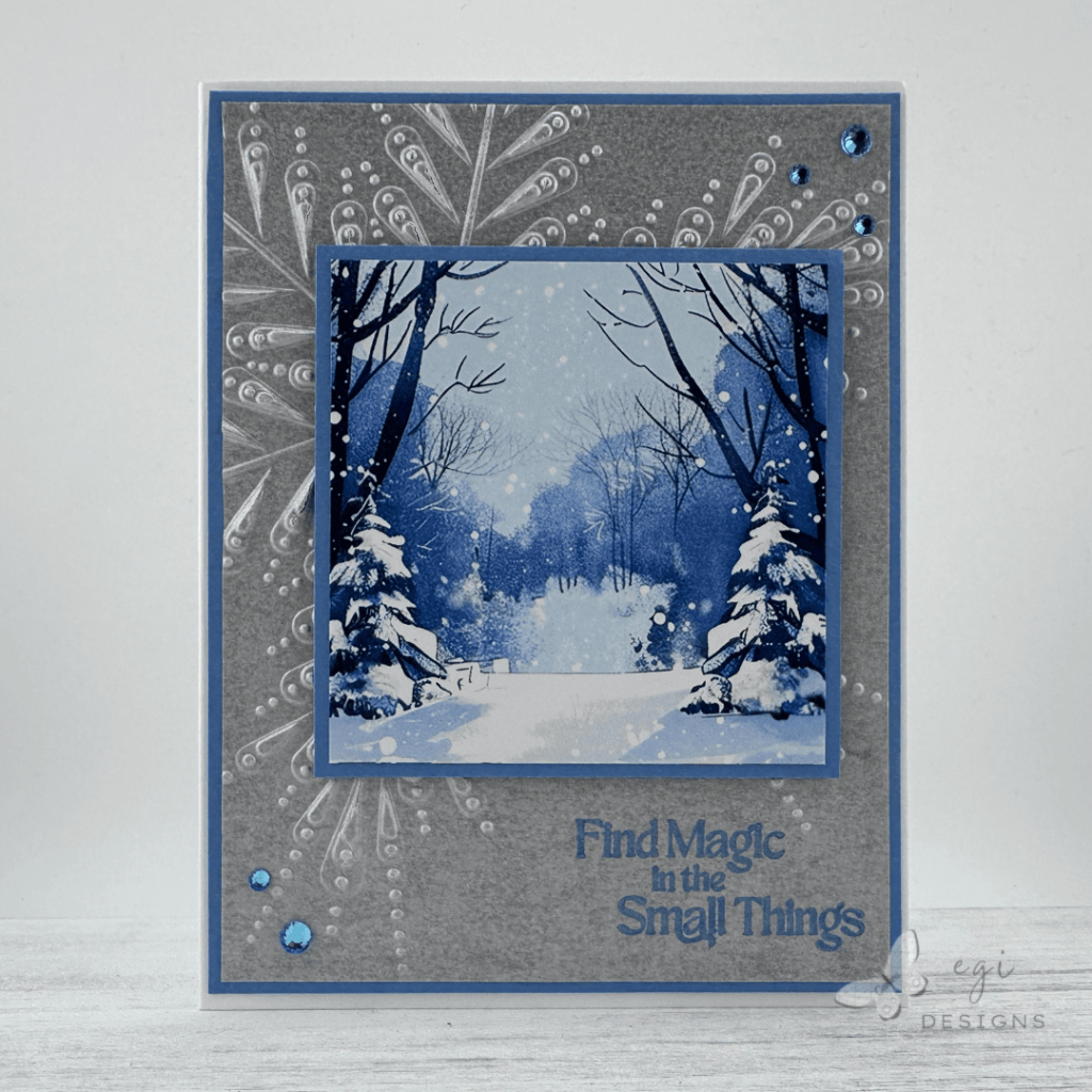 photo of La-La Land Crafts: Winter Forest card