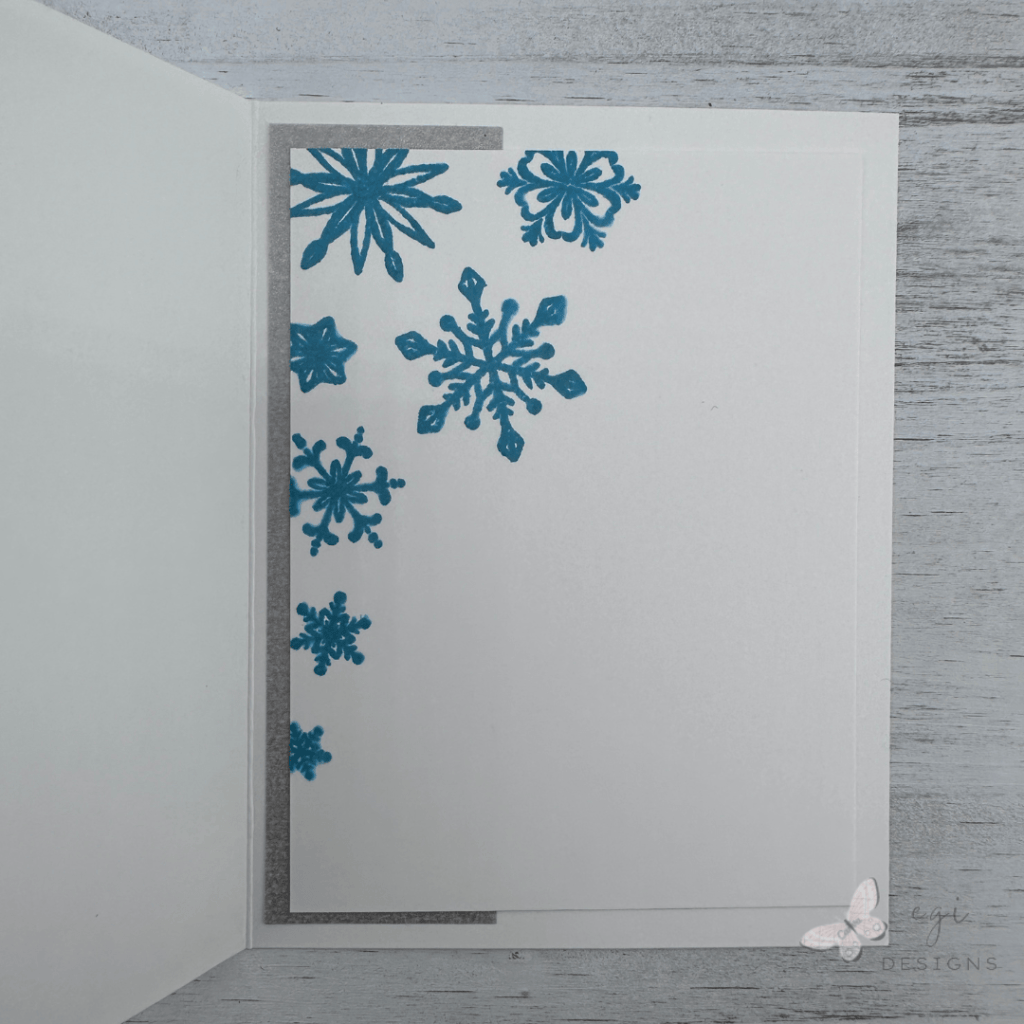 photo of La-La Land Crafts: Winter Forest card inside