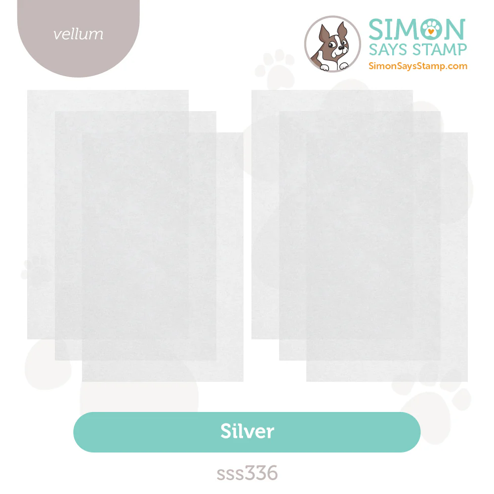 photo of Simon Says Stamp Silver Vellum