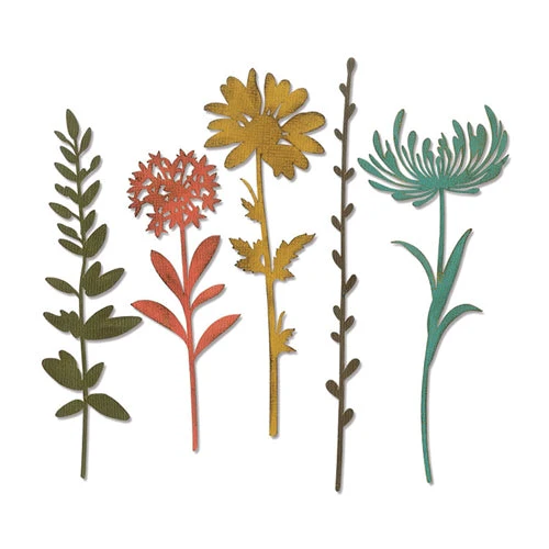 photo of Tim Holtz Wildflower Stems Set 1