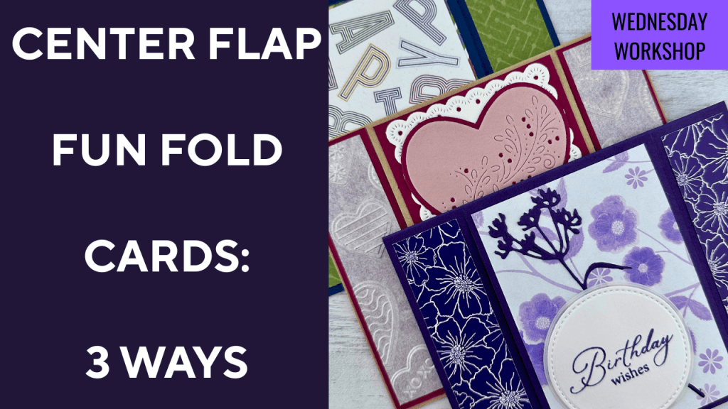 photo of youtube thumbnail for Wednesday Workshop Series: Center Flap Cards