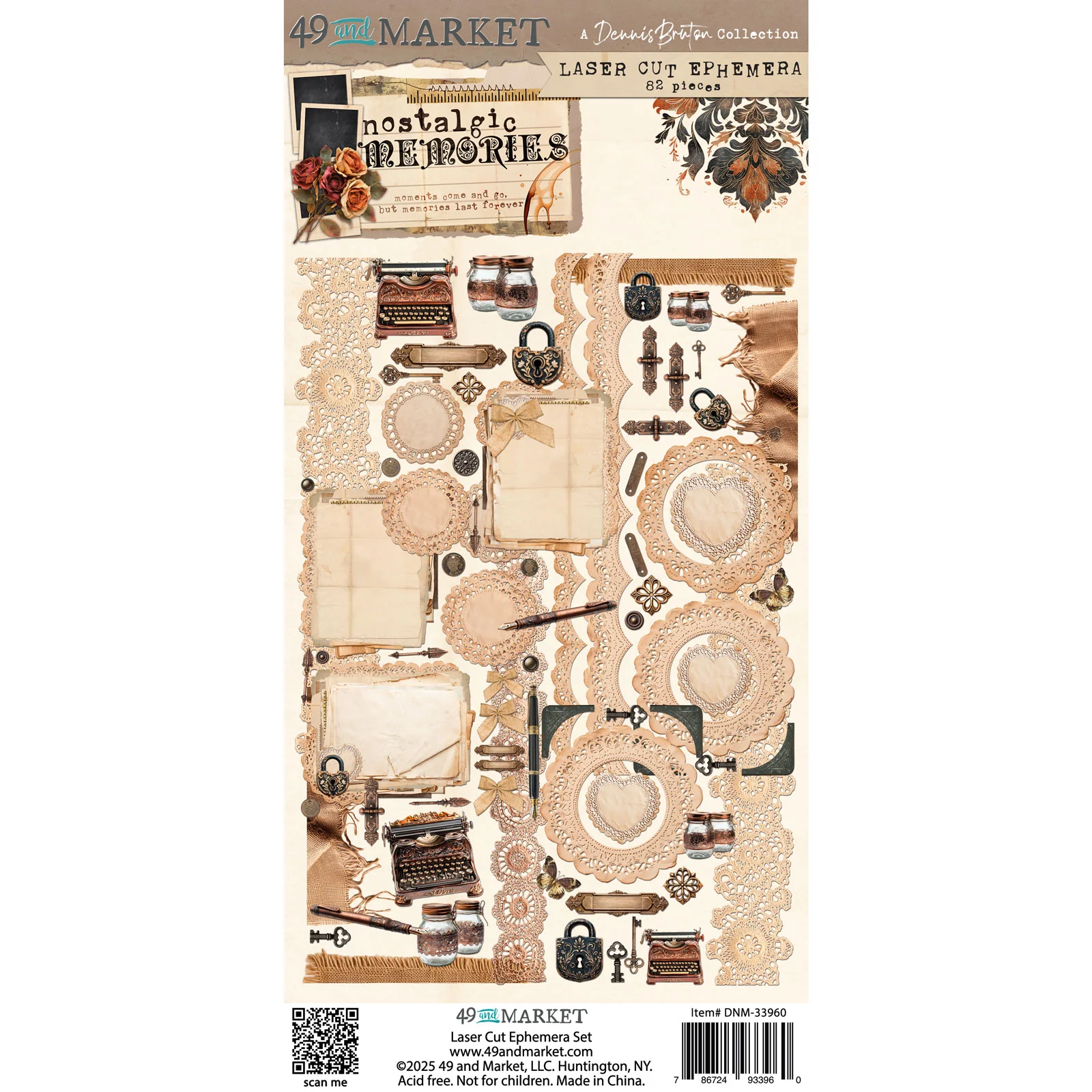 photo of Nostalgic Memories Laser Cut Elements