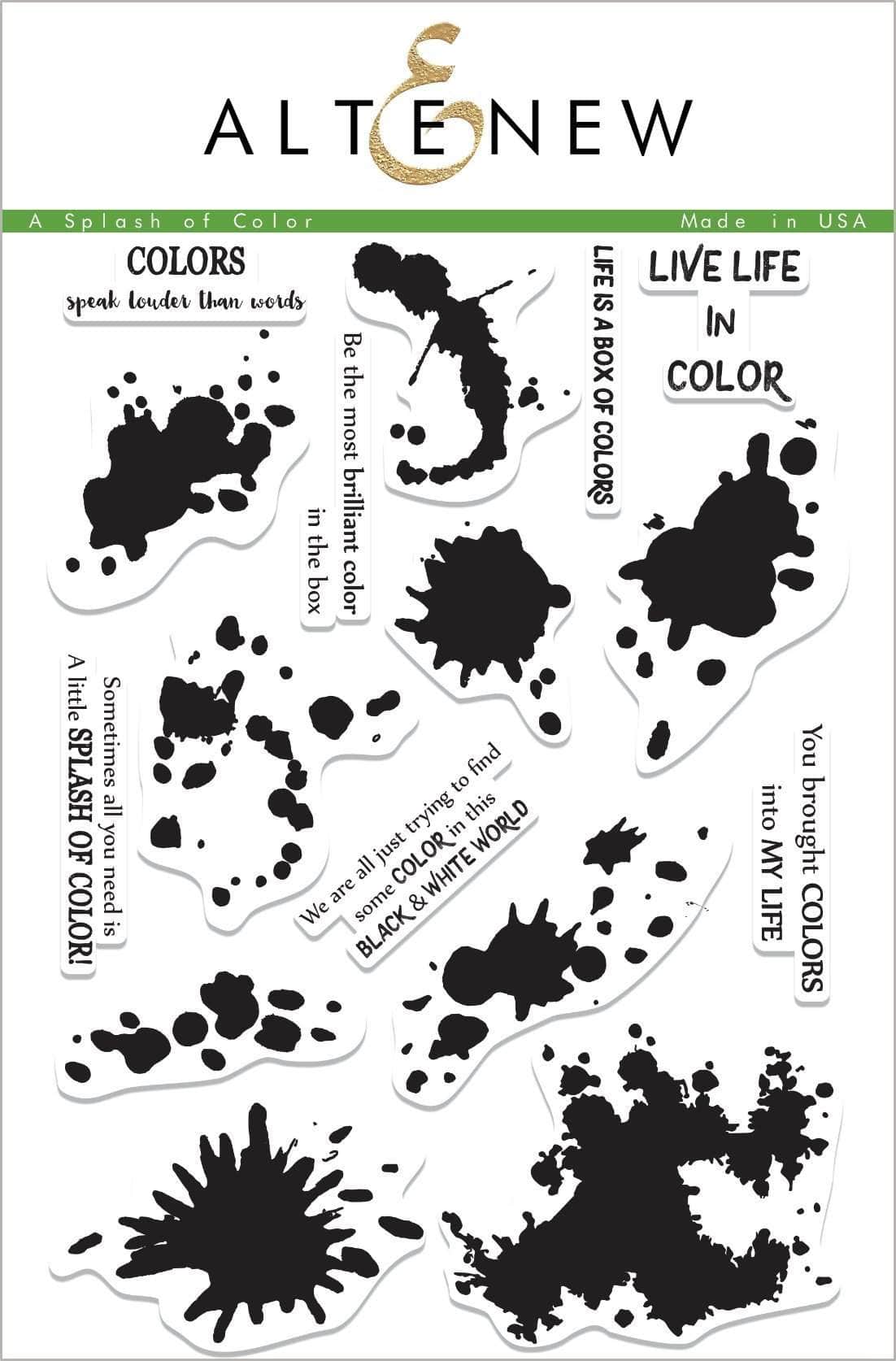 photo of A Splash of Color Stamp Set