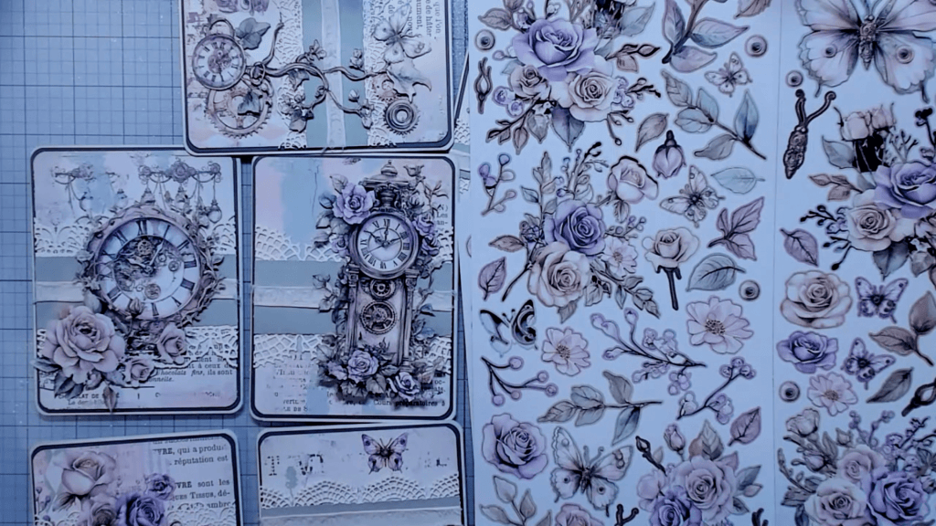 photo of Collage "Packages", ready to attach to the card front