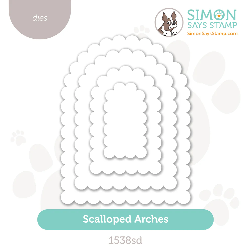 photo of Simon Says Stamp Scalloped Arches Die Set