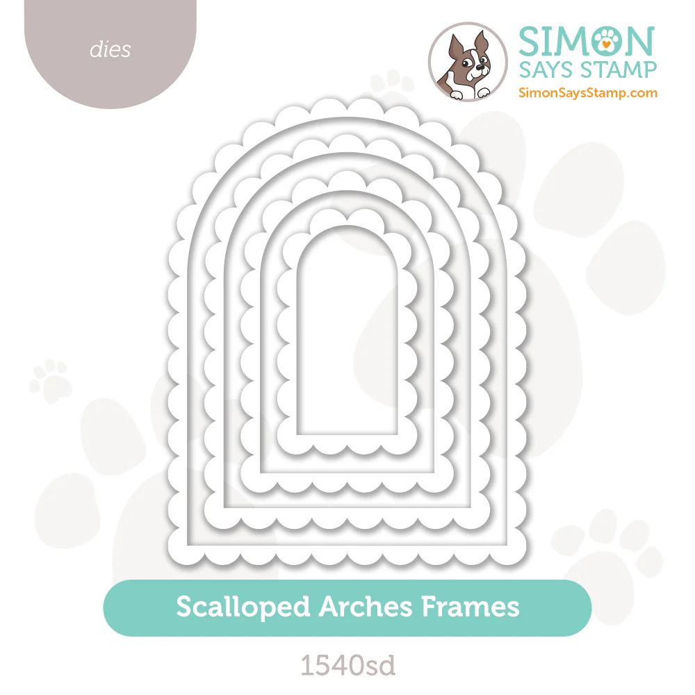 photo of Simon Says Stamp Scalloped Arches Frames Die Set