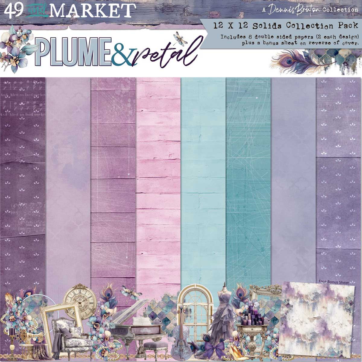 photo of Plume & Petal 12 x 12" Solids Pack