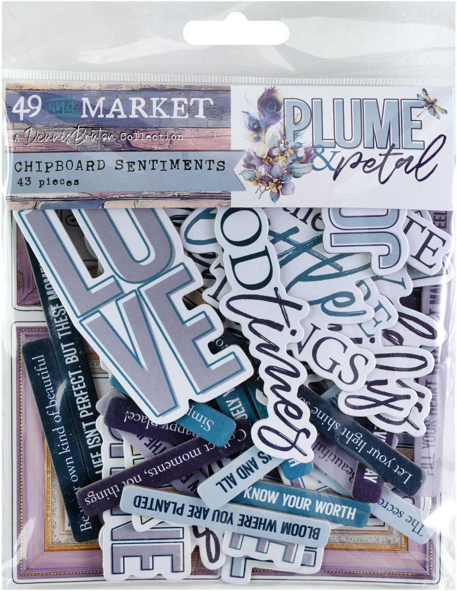 photo of Plume & Petal Chipboard Words