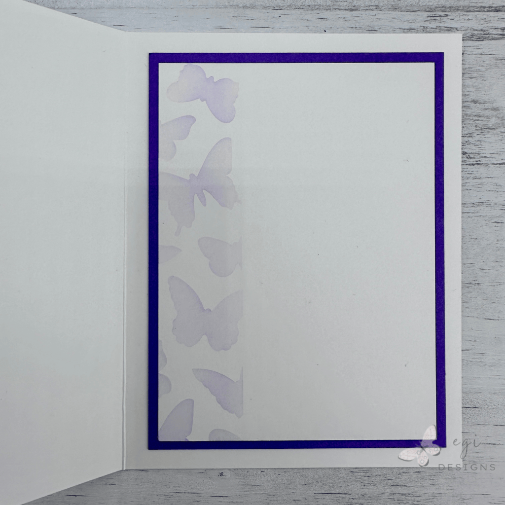 photo of Inside of Card