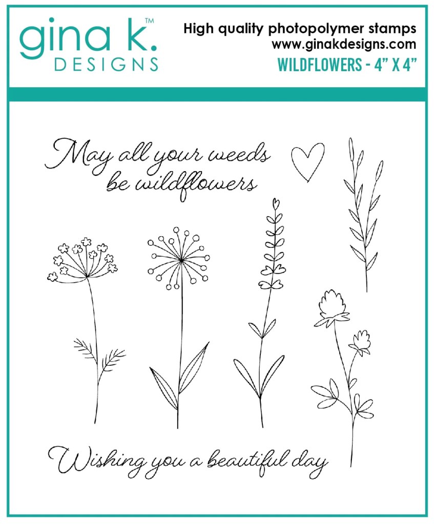 photo of Gina K Designs Wildflowers Stamp Set