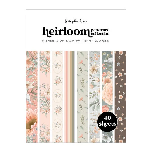 photo of Scrapbook.com Heirloom 6x8" Patterned Paper Pad