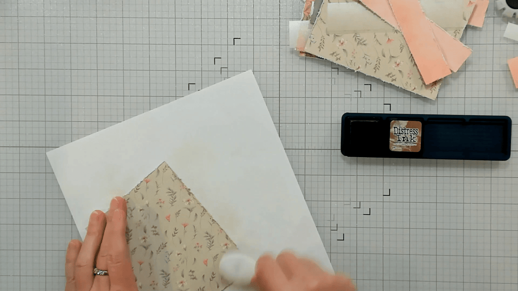 photo of Adding Tim Holtz Vintage Photo Ink to Edges
