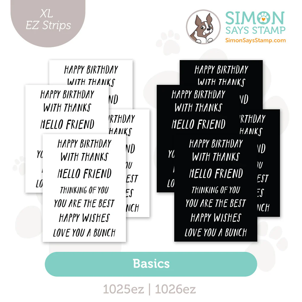photo of Simon Says Stamp XL EZ Strips