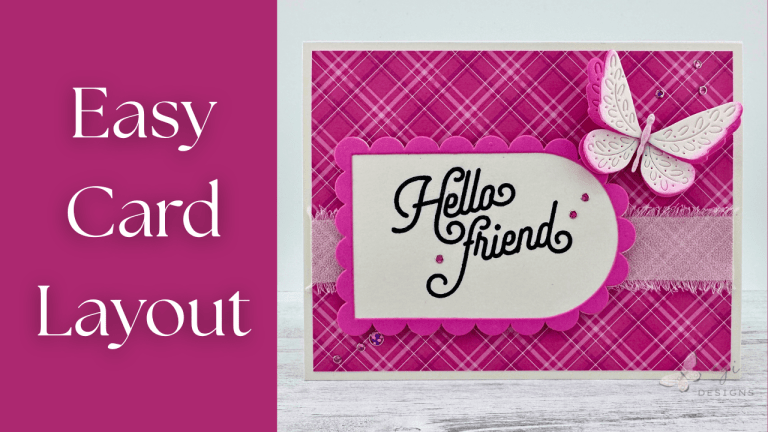 Easy Card Layout using Simon Says Stamp Products