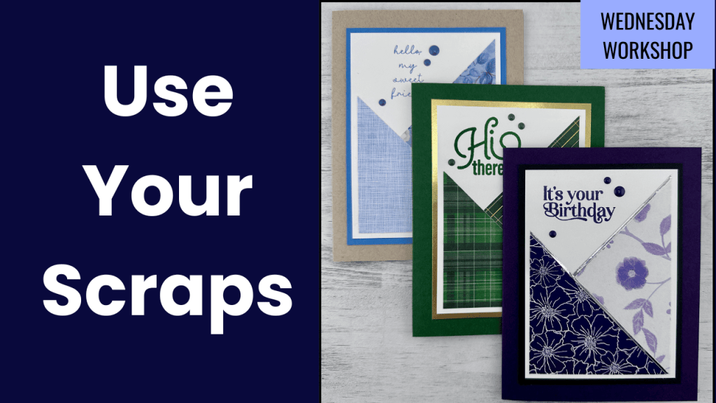 photo of thumbnail for the Easy Triangle Cards using Paper Scraps Card Tutorial
