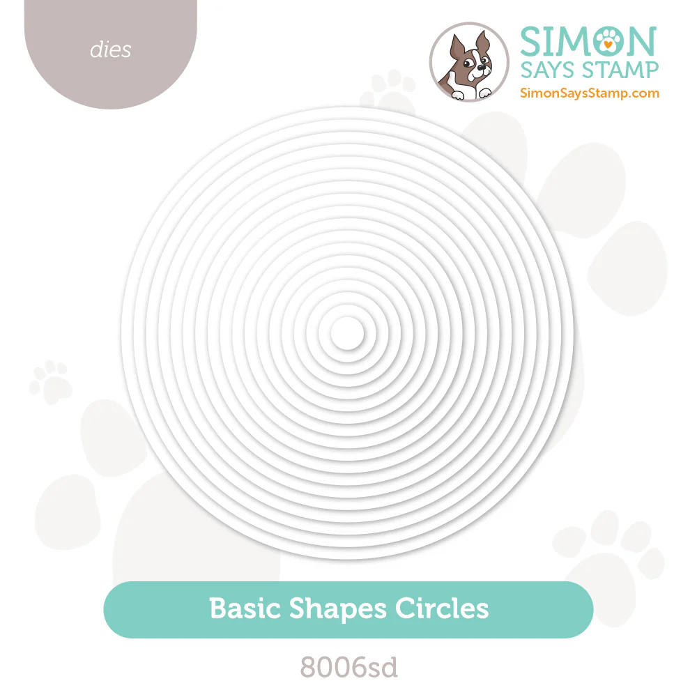 photo of Simon Says Stamp Basic Shapes Circles Die Set
