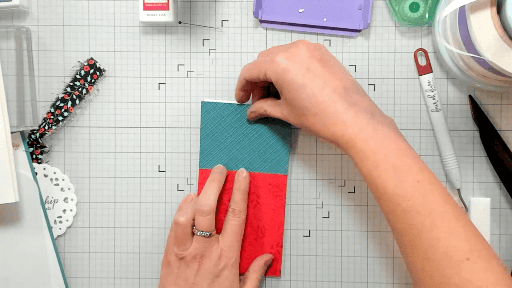 photo of Adding the panels to the copy paper