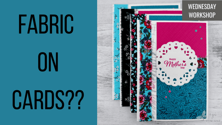 Using Fabric on Cards | Sheetload of Cards April 2026