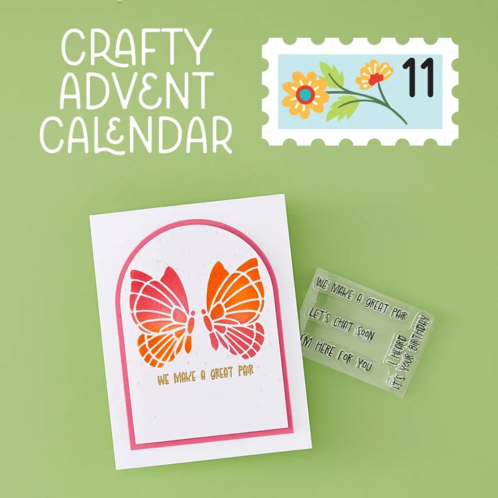 photo of Spellbinders Crafty Advent Calendar: Day 11, Stamp Set