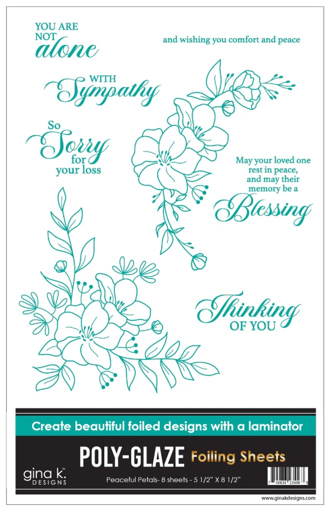 photo of Gina K Designs: Peaceful Petals Poly-glaze Sheets