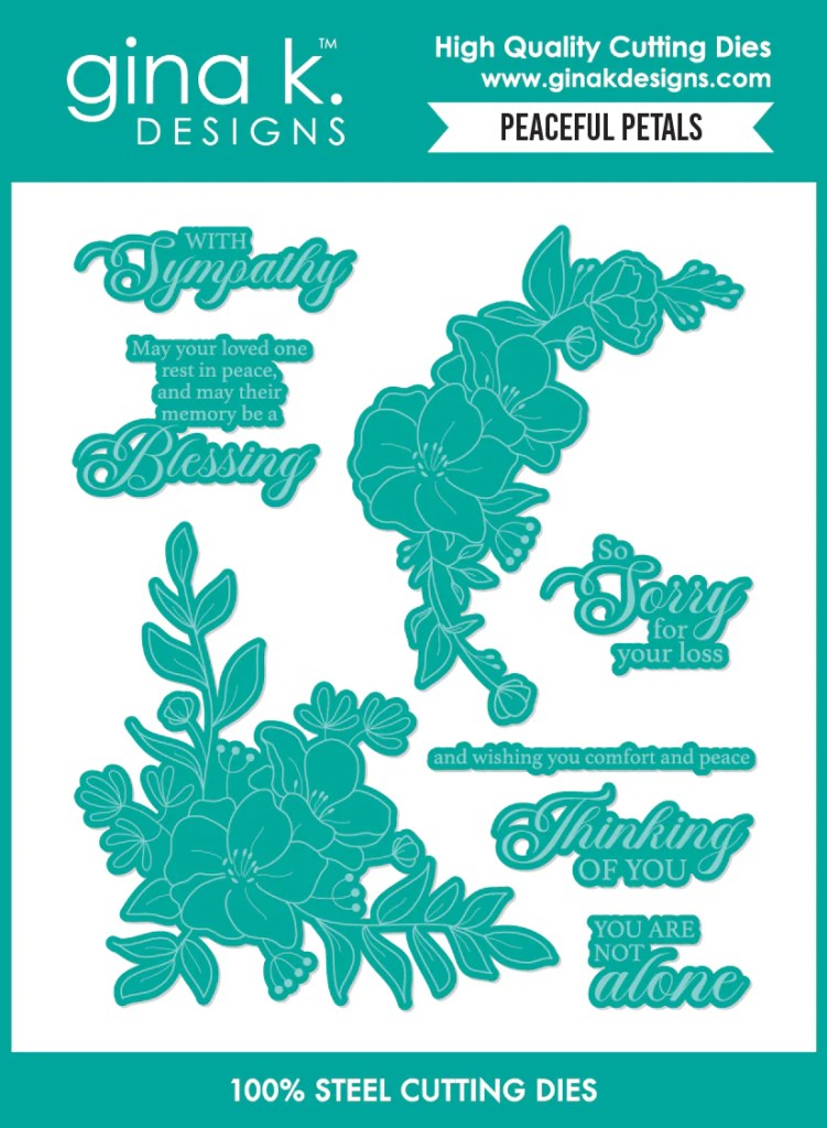 photo of Gina K Designs: Peaceful Petals Die Set
