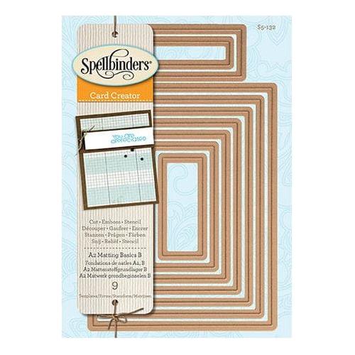 photo of Spellbinders A2 Matting Basics B Die Set