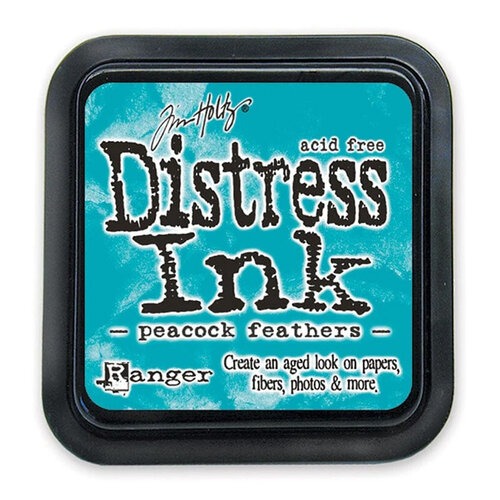 photo of Distress Ink: Peacock Feathers