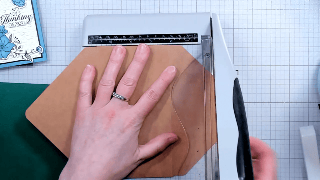 photo of Trimming down the larger flaps.