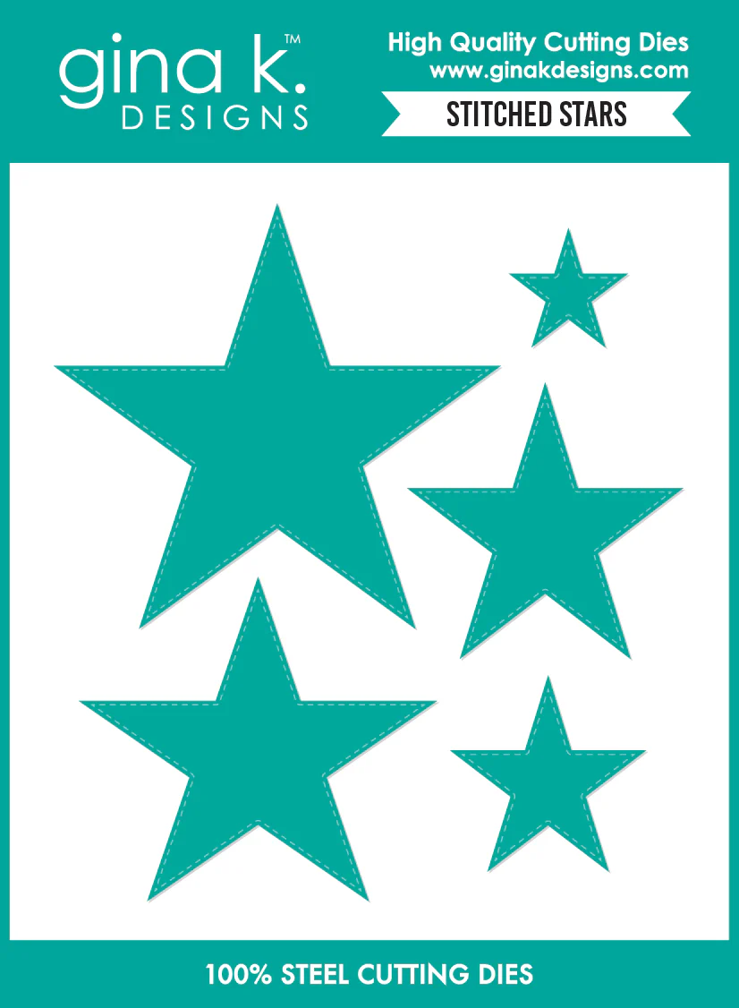 photo of Gina K Designs: Stitched Stars Die Set