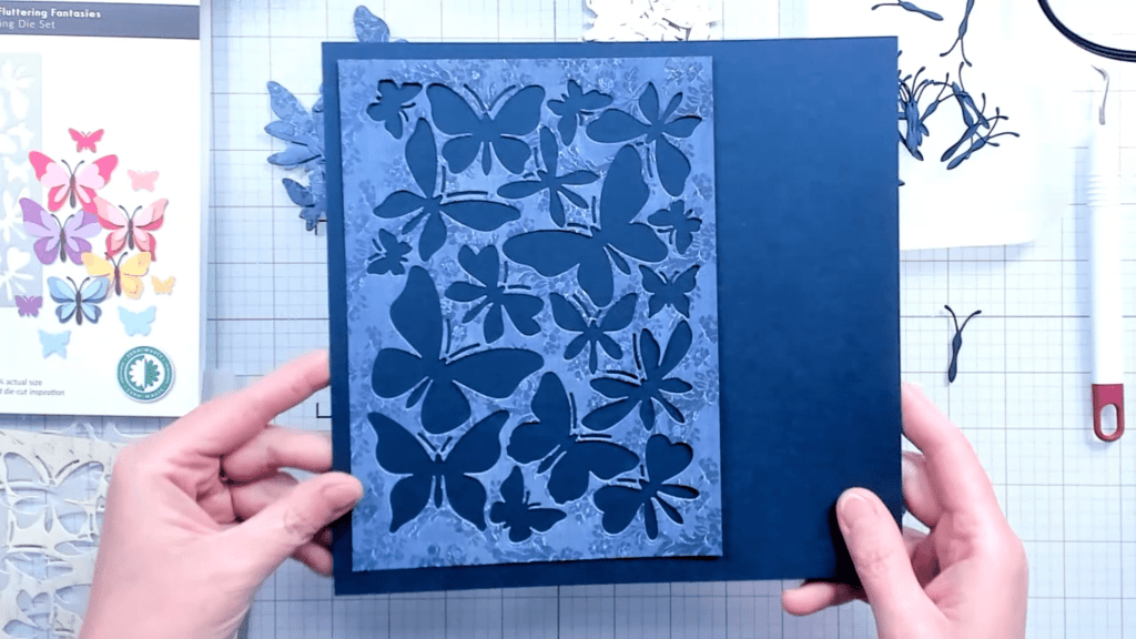 photo of Fluttering Fantasies Zero-Waste Die Cut Panel