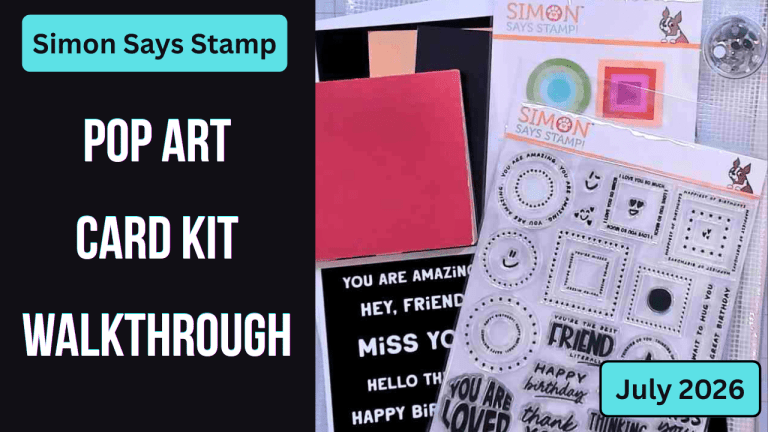 Simon Says Stamp Card Kit July 2026 Unboxing, Pop Art