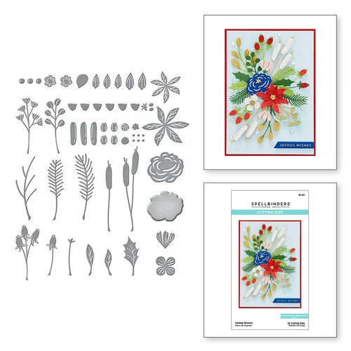 photo of Spellbinders: Holiday Blooms Die Set