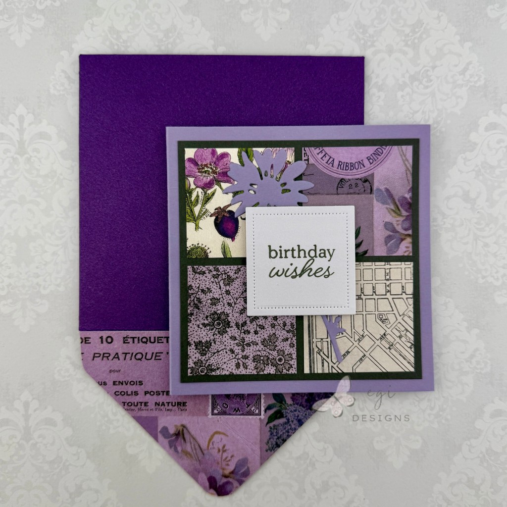 Card and Decorated Envelope